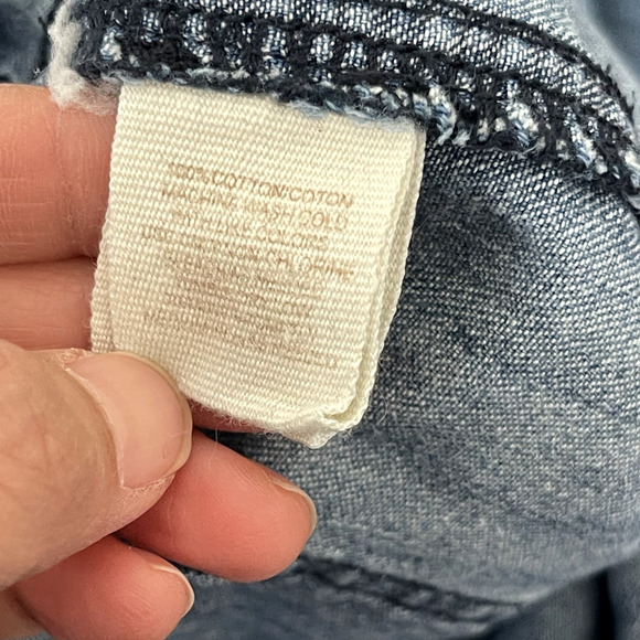 Free People Jeans Womens 31 Light Wash Wide Leg Stretch Mid Rise Boho Festival - Picture 12 of 14